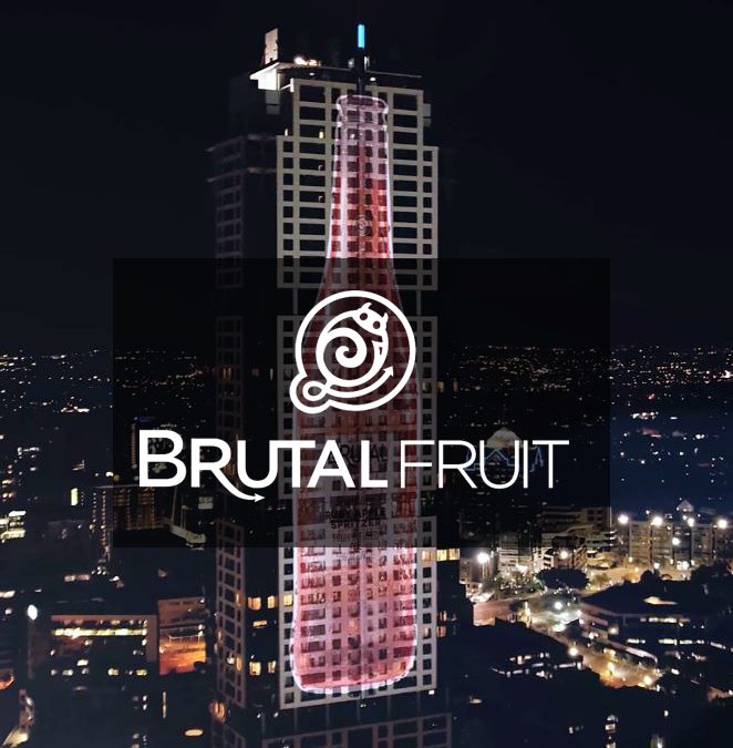 BRUTAL FRUIT LIGHTS UP AFRICAS TALLEST BUILDING